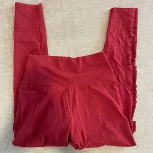 Aerie Rust Muted Red Leggings